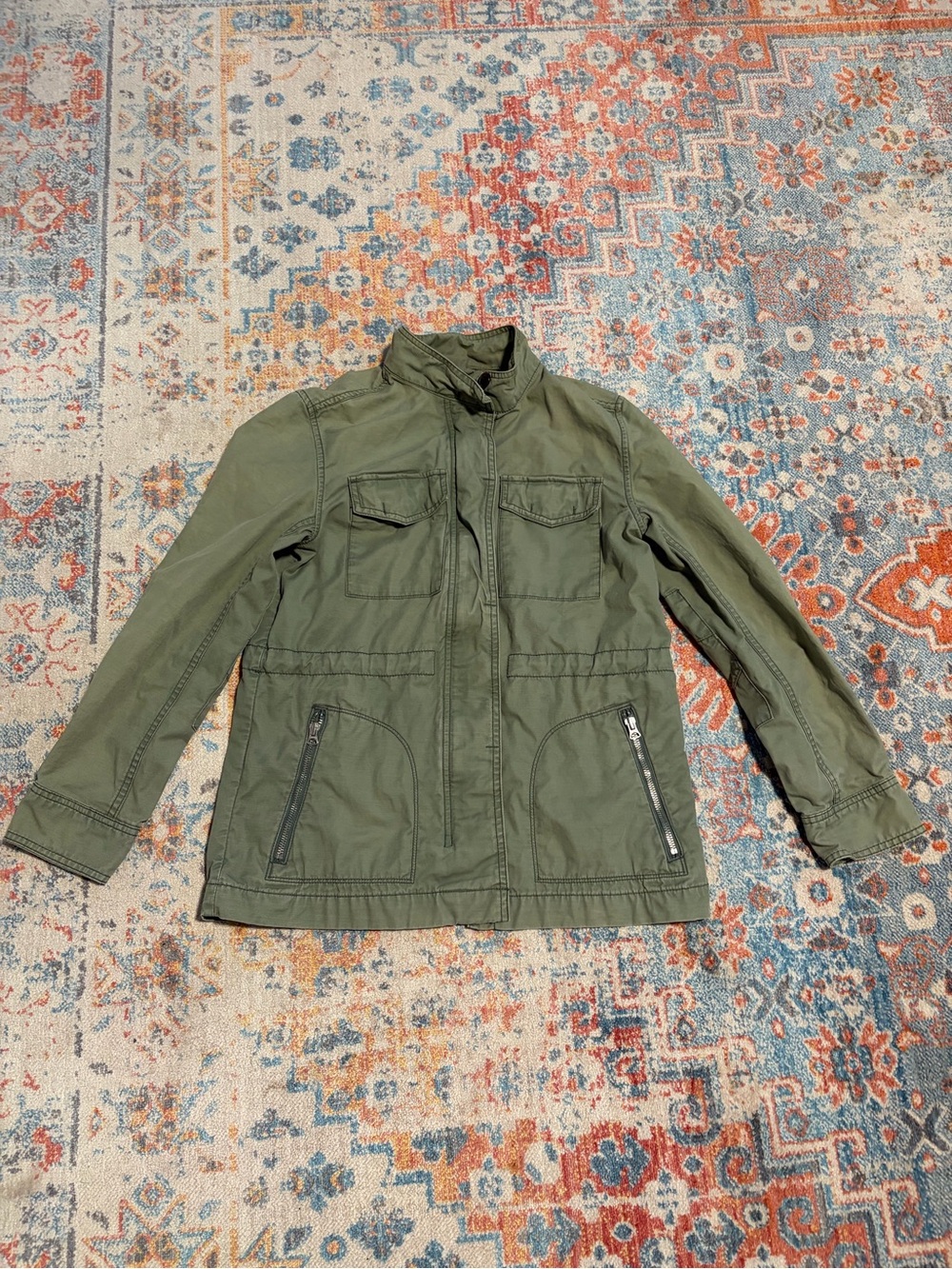GAP cotton green utility jacket